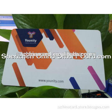 PVC Memership 30mil pvc cards With Signature bar